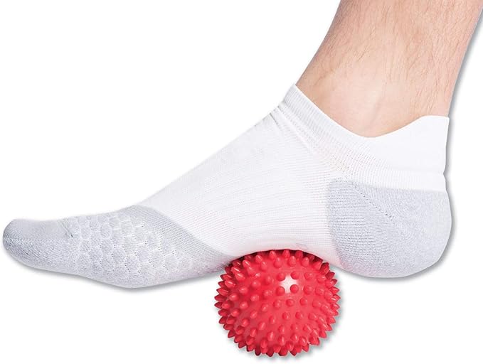 High Density Spiky Massage Ball, Red