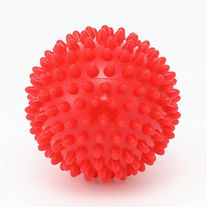 High Density Spiky Massage Ball, Red
