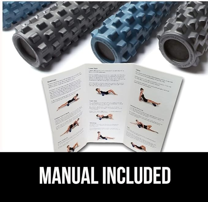 Original Textured Foam Roller - Deep Tissue, Self Myofacial Release Massage Therapy Roller